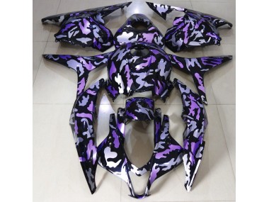 Purple Snow Camo Honda CBR600RR Fairings 2009-2012