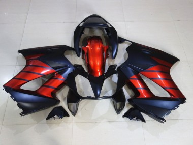 Red and Black Honda VFR800 Fairings 2002-2012