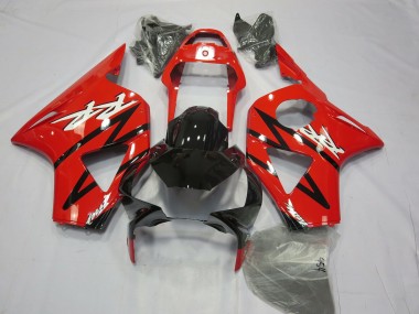 Red and Black No.2 Honda CBR954 Fairings 2002-2003