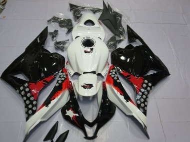 Red and Black Splatter Honda CBR600RR Fairings 2009-2012