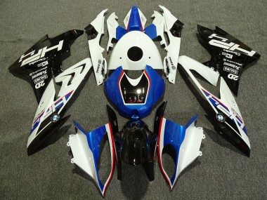 Red Blue and White HP4 BMW S1000RR Fairings 2009-2018