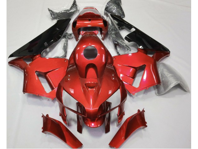 Red CBR Style Honda CBR600RR Fairings 2005-2006