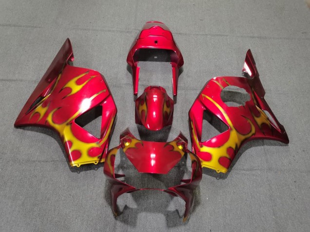 Red & Gold Style Honda CBR954 Fairings 2002-2003