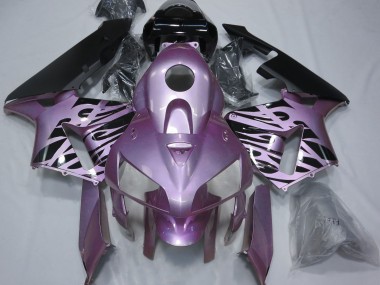 Rose Purple Flame Honda CBR600RR Fairings 2005-2006