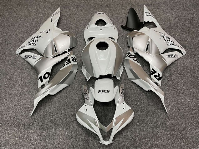 Silver Repsol Honda CBR600RR Fairings 2009-2012