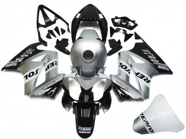 Silver Repsol Honda VFR800 Fairings 2002-2012