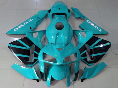 Teal OEM Style Honda CBR600RR Fairings 2005-2006