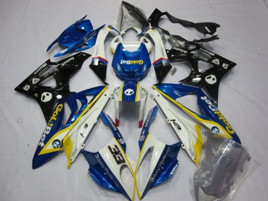 Yellow blue BMW S1000RR Fairings 2009-2016