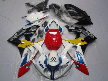 Yellow HP BMW S1000RR Fairings 2009-2018